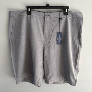 NWT: Travis Matthew Beck Golf Shorts Light Gray